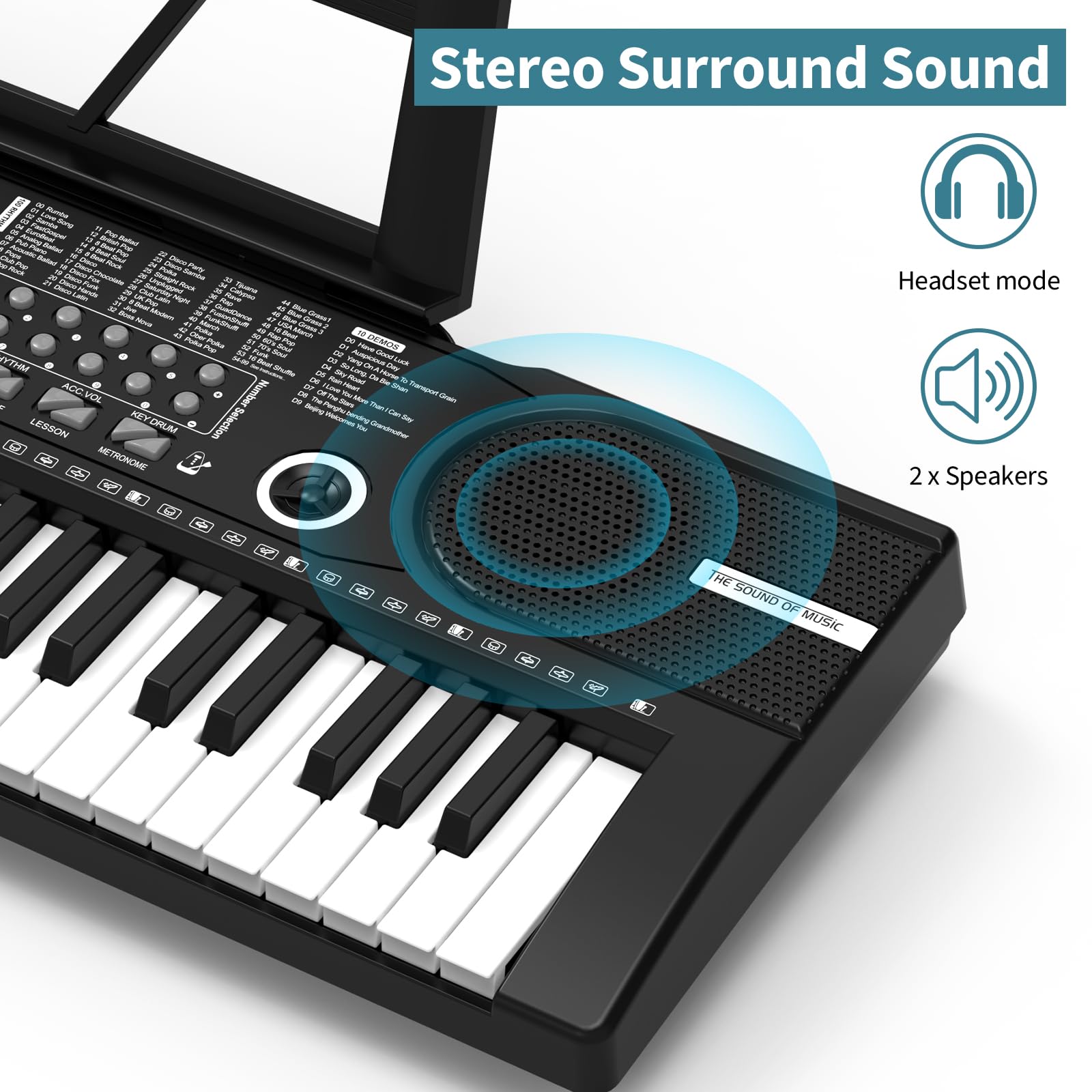 Amazon.com: 61 keys keyboard piano, Electronic Digital Piano